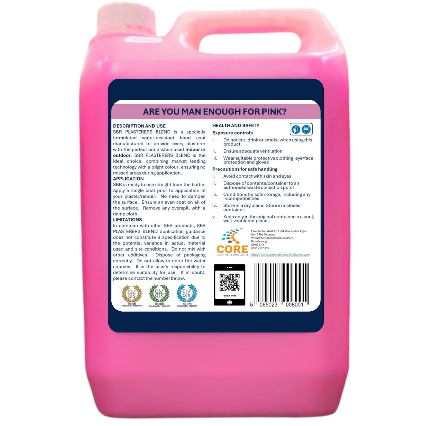 PINK 5 Litres Plasterers Blend SBR